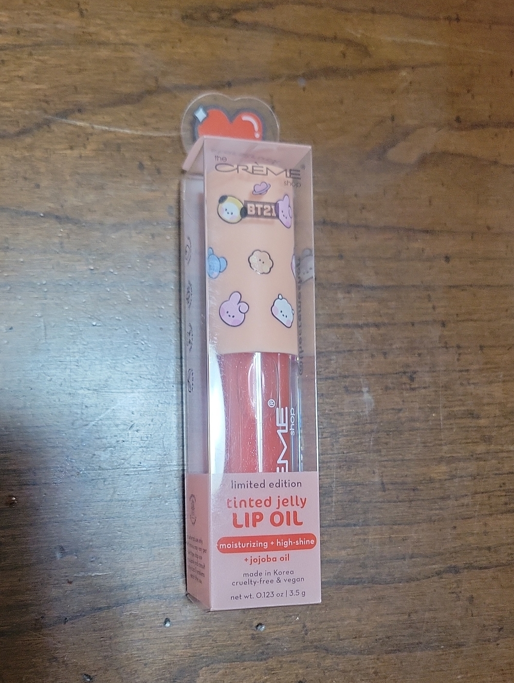 Creme shop tinted jelly lip oil starstruck